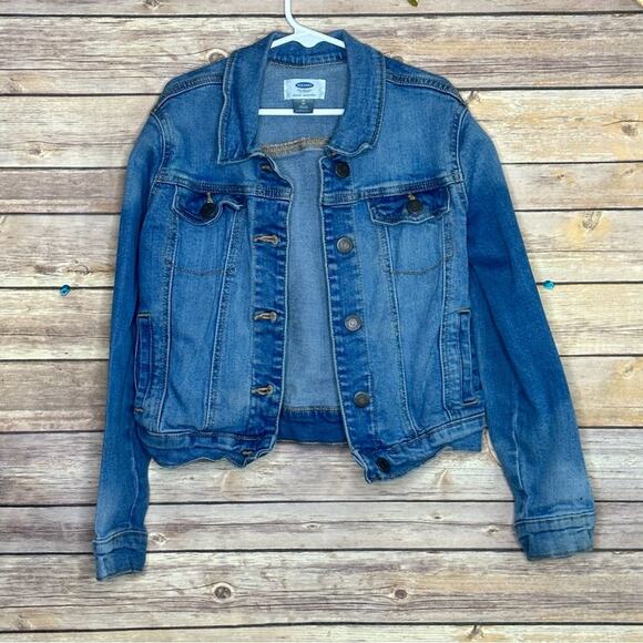 Old Navy Jackie Denim Medium Wash Jacket - Picture 2 of 5